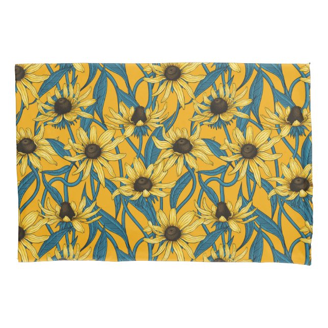 Housse D'oreillers Rudbekia jaune (devant-gauche)
