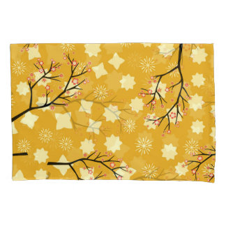 Housse D'oreillers Sakura Elegance : Modèle Floral Chinois.