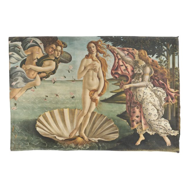 Housse D'oreillers Sandro Botticelli - La Naissance De Vénus (devant)