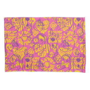Housse D'oreillers Scooby-Doo Funky Flower Motif