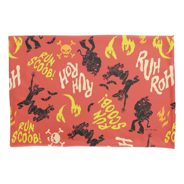 Housse D'oreillers Scooby-Doo | Ruh Roh Run Scoob ! Motif (devant)