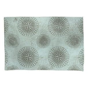 Housse D'oreillers Shanty vintage   Ephémère de Compass Steampunk