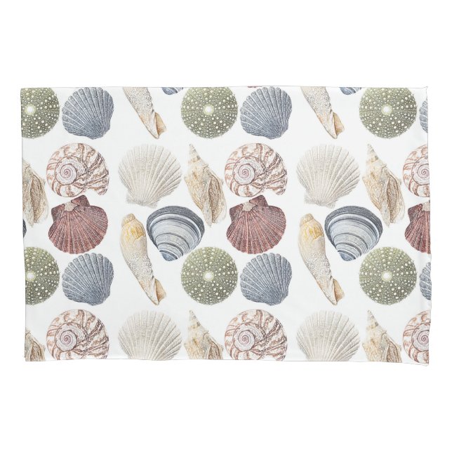 Housse D'oreillers Shells Art Beach House Coussin Coque (devant)