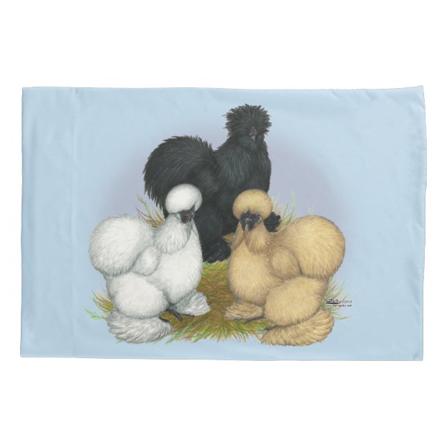 Housse D'oreillers Silkie Trio (Dos)
