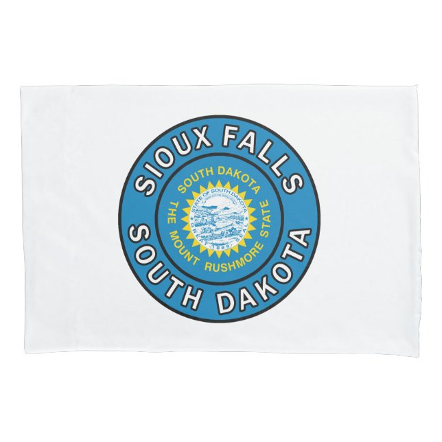 Housse D'oreillers Sioux Falls Dakota du Sud (devant)