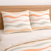 Soft Boho Wave Stripe Pattern