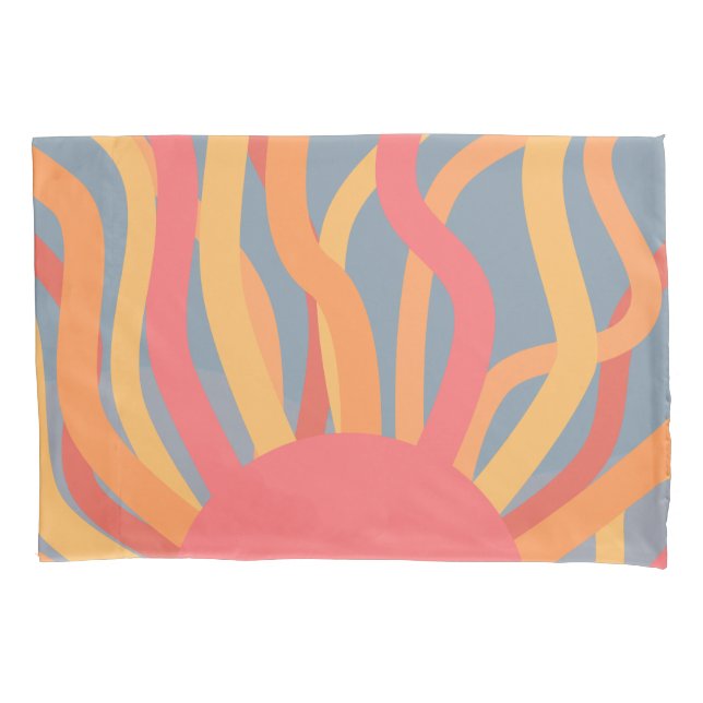 Housse D'oreillers Soleil d'été (devant)