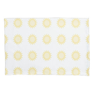 Housse D'oreillers Soleil jaune or