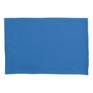 Housse D'oreillers Sonic Blue Solid Color Print, Jewel Tone Colonnes