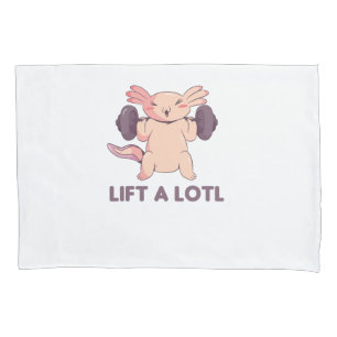 Housse D'oreillers Soulevez Un Lotl Axolotl Wordplay Pour Fitness Spo