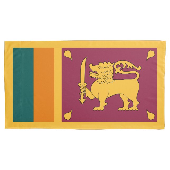 Housse D'oreillers Sri Lanka Flag (devant)