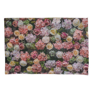 Housse D'oreillers Style vintage, arrière - plan aux murs fleuris.