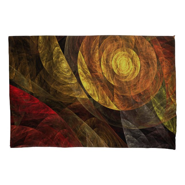 Housse D'oreillers Sun Flower Floral Moderne Art Motif Abstrait (devant)