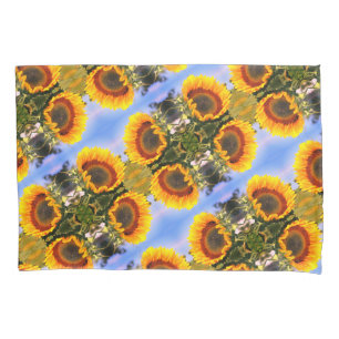 Housse D'oreillers Sunflower In Sunshine Motif d'art Abstrait