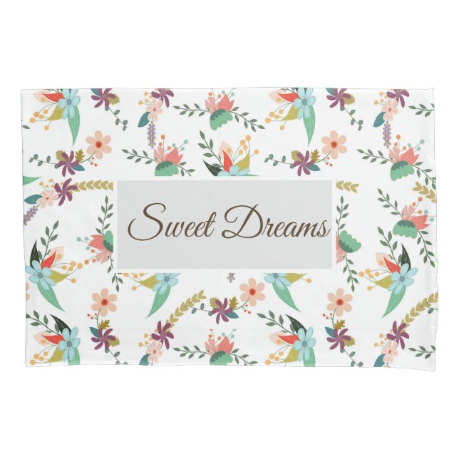 Housse D'oreillers Sweet Dreams 1 Pillowcase unique personnalisé (devant)