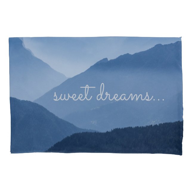 Housse D'oreillers "Sweet Dreams" Étui individuel personnalisé, stand (devant)