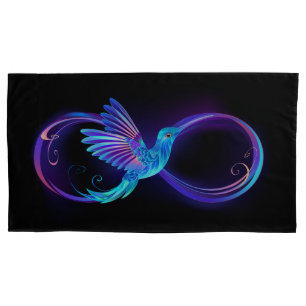 Housse D'oreillers Symbole de Neon Infinity par Glowing Hummingbird