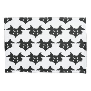 Housse D'oreillers Tâche d'encre de Rorschach