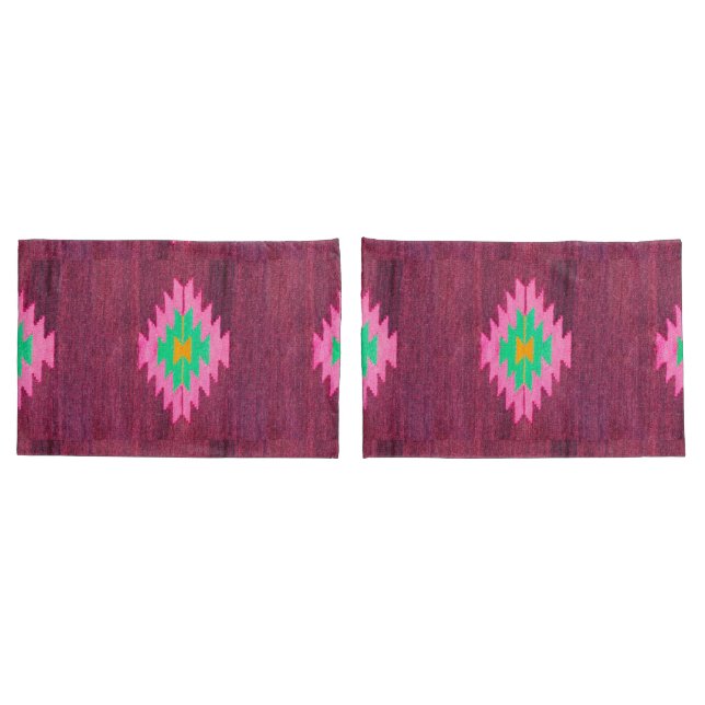 Housse D'oreillers Tapis antique turc Kilim tapis (Dos-Set)