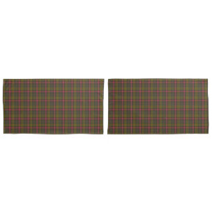 Housse D'oreillers Tartan écossais Patiné Buchanan