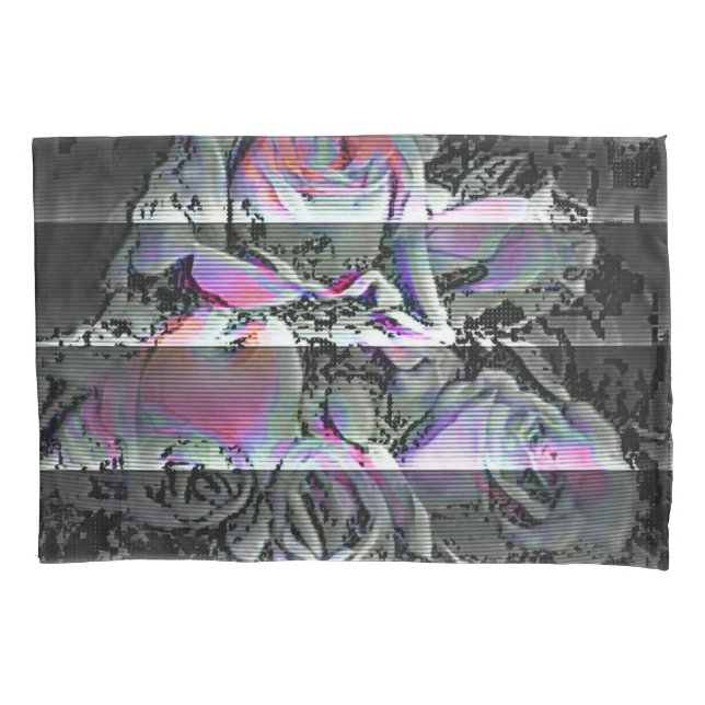 Housse D'oreillers Techno Bouquet (devant)