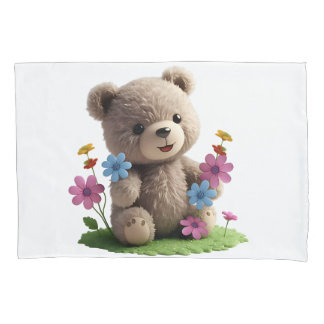 Housse D'oreillers Teddy_design.no.6- par Maaya Prints,