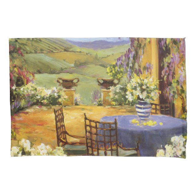 Housse D'oreillers Terrasse de campagne (devant-gauche)