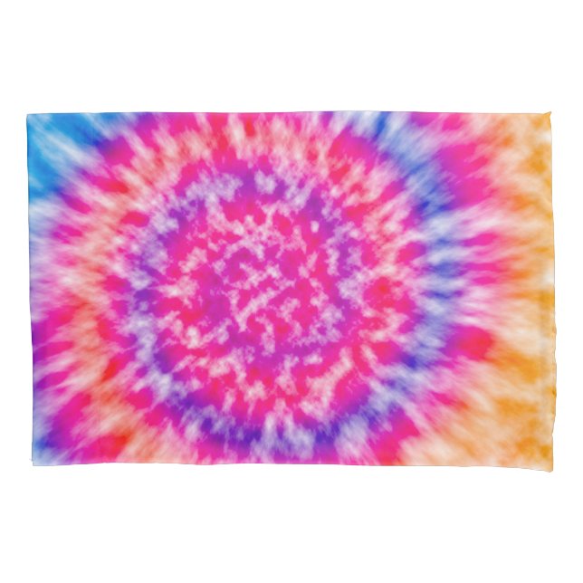 Housse D'oreillers Tie Dye (devant)