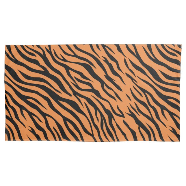 Housse D'oreillers Tiger King Taille Coussin Coque paire (devant-gauche)