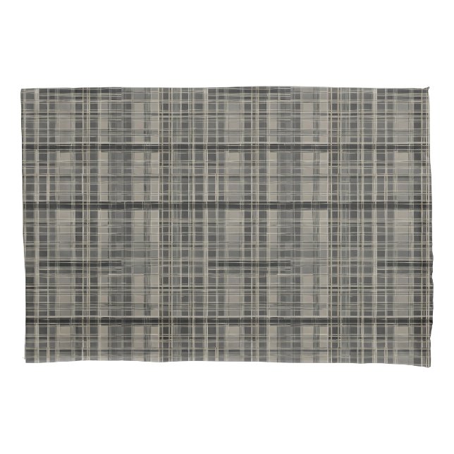 Housse D'oreillers Tons gris compacts modernes (devant)