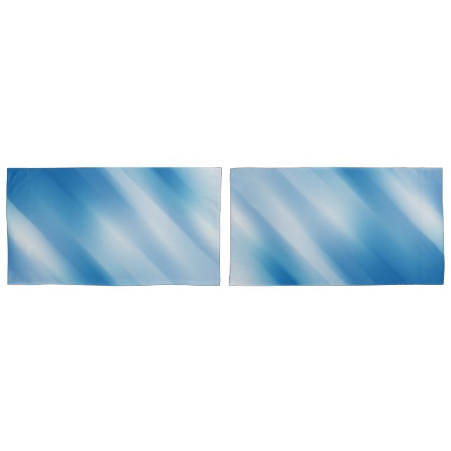 Housse D'oreillers Topaz bleu (devant-Set)