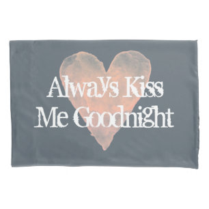 Housse D'oreillers TOUJOURS KISS ME GOODNIGHT coussin coque vintage