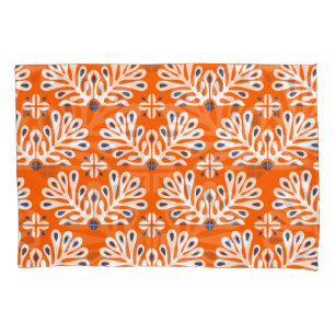 Housse D'oreillers Tradition scandinave : Mosaïque florale ethnique.