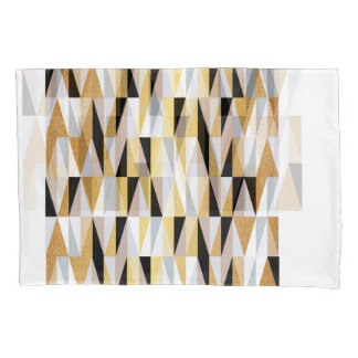 Housse D'oreillers Triangles scandinaves : Motif couleur de Noël.