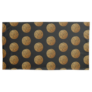 Housse D'oreillers Triple Celtic Knot Swirl Mandala