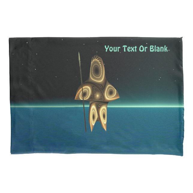 Housse D'oreillers Tuvaaq - Chasseur inuit fragile (devant)