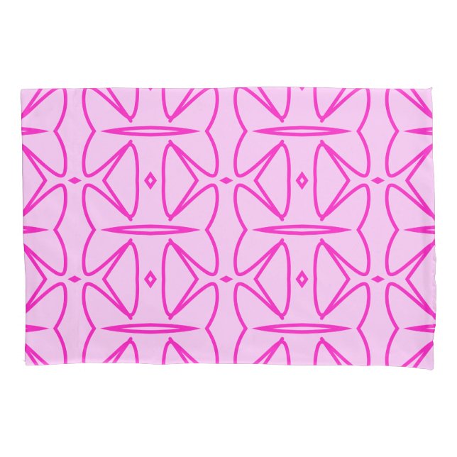 Housse D'oreillers Two Toned Pink Pattern Pillowcase (devant)