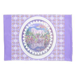 Housse D'oreillers Un paradis mauve