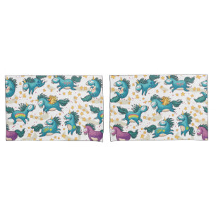 Housse D'oreillers Unicorne