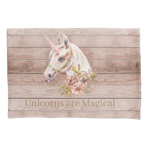 Housse D'oreillers Unicornes Coques coussins pour filles
