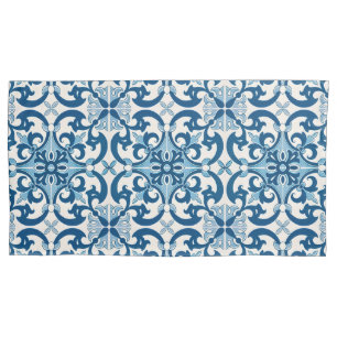 Housse D'oreillers Unique Azulejo Fleur De Lis