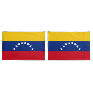 Housse D'oreillers Venezuela : drapeau patriotique vénézuélien