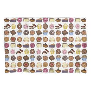 Housse D'oreillers Vente de gâteau de gâteau Brownie pâtisserie de gâ