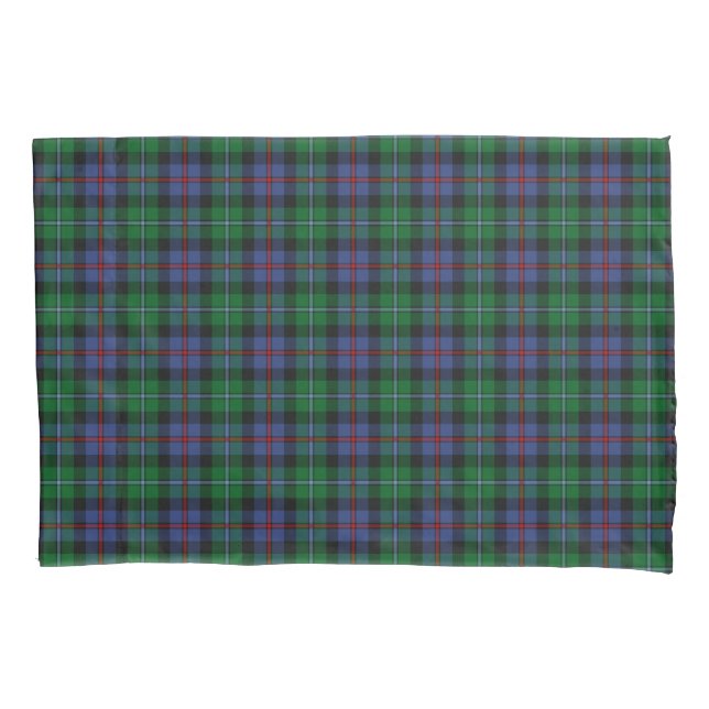 Housse D'oreillers Vert clair et bleu écossais Plaid Motif (devant)