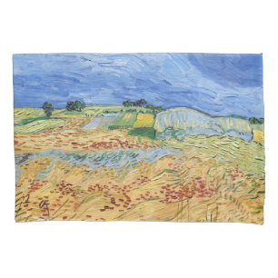 Housse D'oreillers Vincent van Gogh - Les champs / Plaine à Auvers