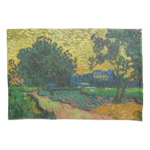 Housse D'oreillers Vincent van Gogh - Paysage à Twilight