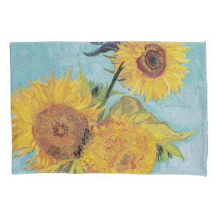 Housse D'oreillers Vincent Van Gogh - Trois tournesols dans un vase