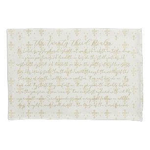Housse D'oreillers Vingt-troisième calligraphie de psaume Taille stan