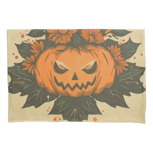Housse D'oreillers Vintage/Halloween/Automne/citrouille