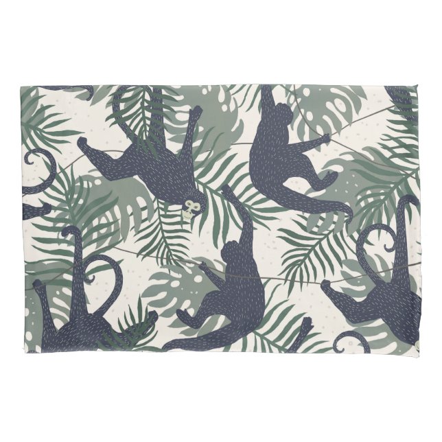 Housse D'oreillers Vintage Monkey Pattern (devant)